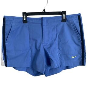 NIKE Womens Blue Athletic Activewear Shorts Large (12-14)